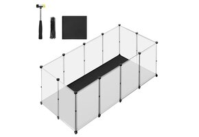 Dierenren Kunststof Cloud White (35% Korting) 144x74x57cm