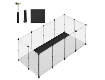 Dierenren Kunststof Cloud White (35% Korting) 144x74x57cm