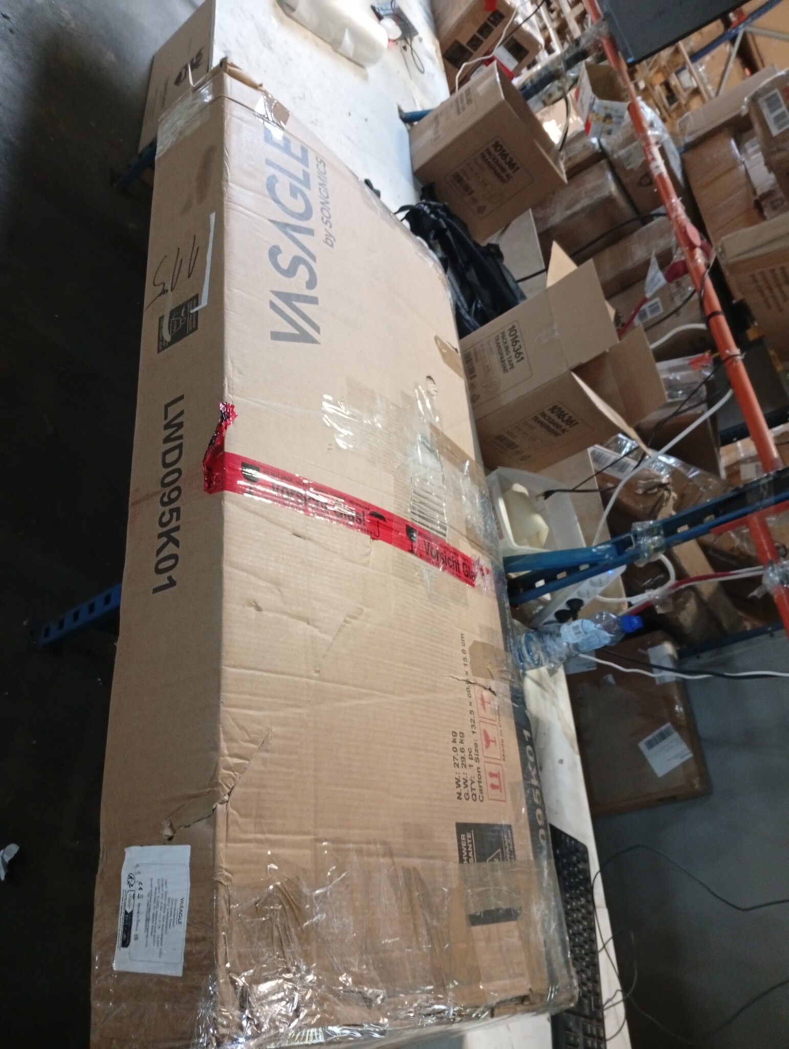 Hoekbureau Rustic Brown met LED & Stopcontacten | 55% Korting