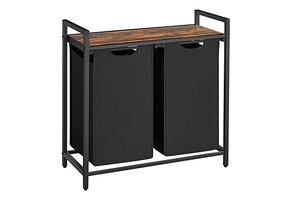 Wasmand Zwart 73x33x72cm - 30% Korting!