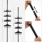 SONGMICS Douchehoekrek - 35% Korting - Zwart