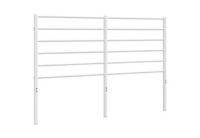 vidaXL Hoofdbord Metaal Wit 160 cm - 47% Korting!