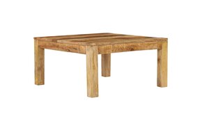 vidaXL Salontafel Massief Mangohout - 80x80x40 cm | 57% Korting