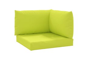 vidaXL Palletkussens 3-delig, Oxford Stof, Helgroen - 53% Korting!