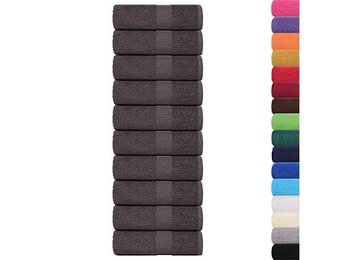 vidaXL Washandjes 8 st - 15x21 cm - Antraciet (74% Korting!)