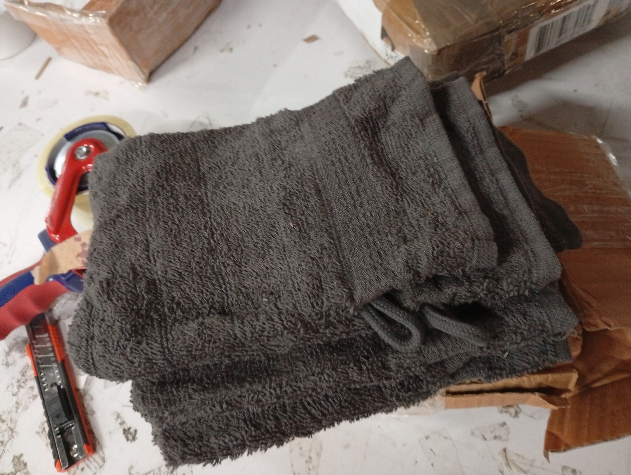 vidaXL Washandjes 8 st - 15x21 cm - Antraciet (74% Korting!)