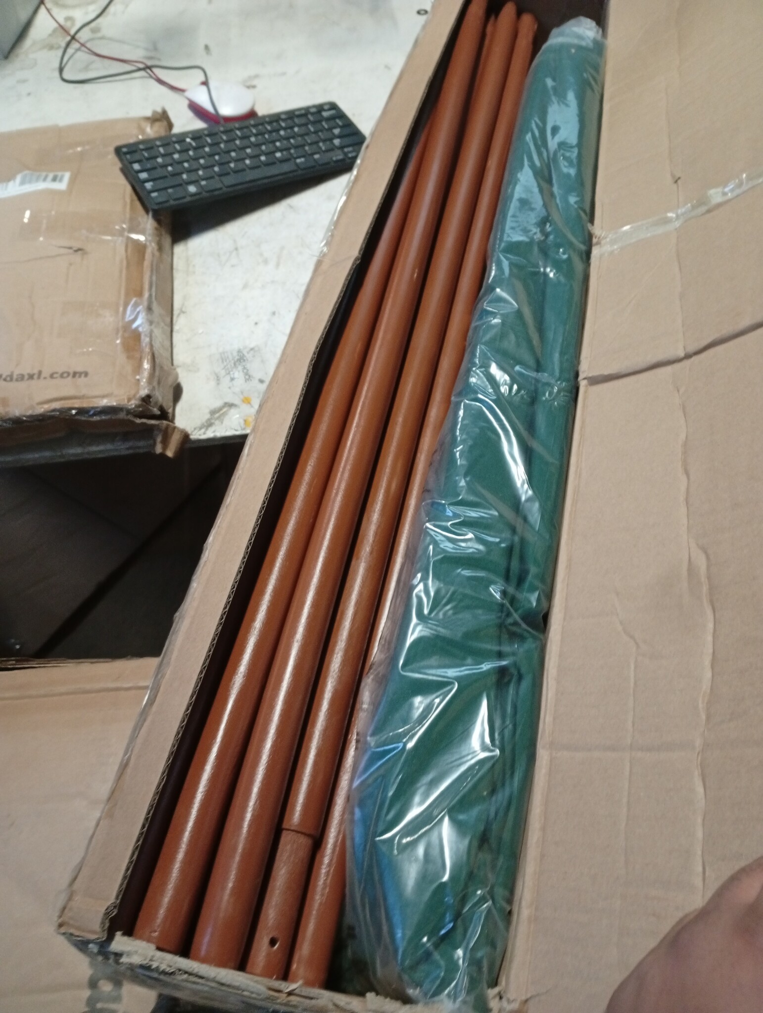 vidaXL Windscherm Groen - 9 Panelen - 73% Korting