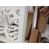 vidaXL Kamerscherm Massief Paulowniahout Wit - 64% Korting!