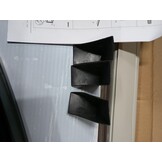 vidaXL Deurluifel 200x75 cm PC Zwart - 60% Korting!