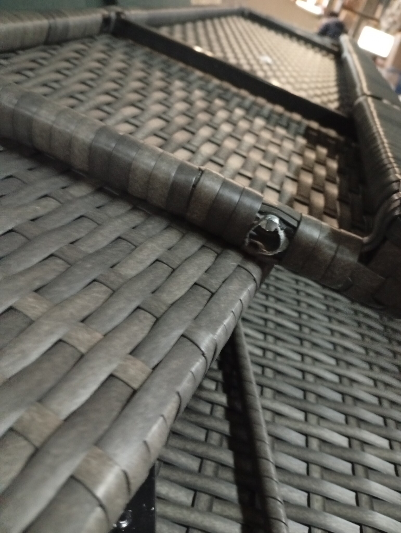 vidaXL Ligbed 2-persoons Poly Rattan Grijs - Nu 79% Korting!