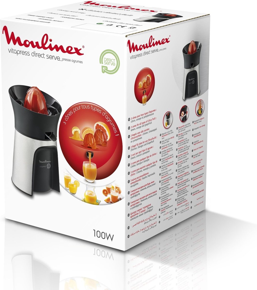 Moulinex Vitapress Citruspers Direct Serve PC603D10 - 35% Korting!
