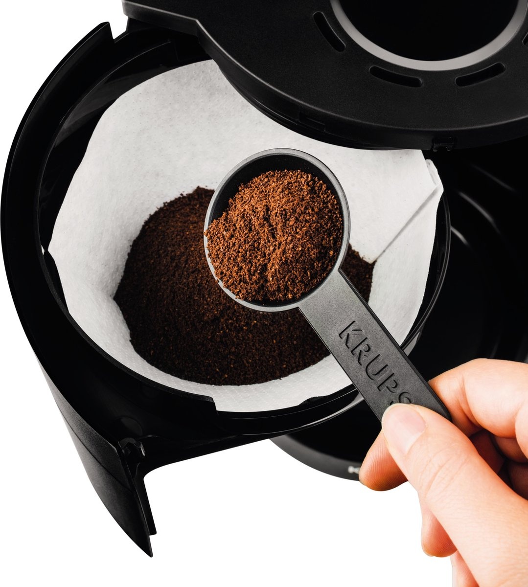 Krups Pro Aroma F30908 Koffiezetapparaat - 1.25L - Zwart - 35% Korting