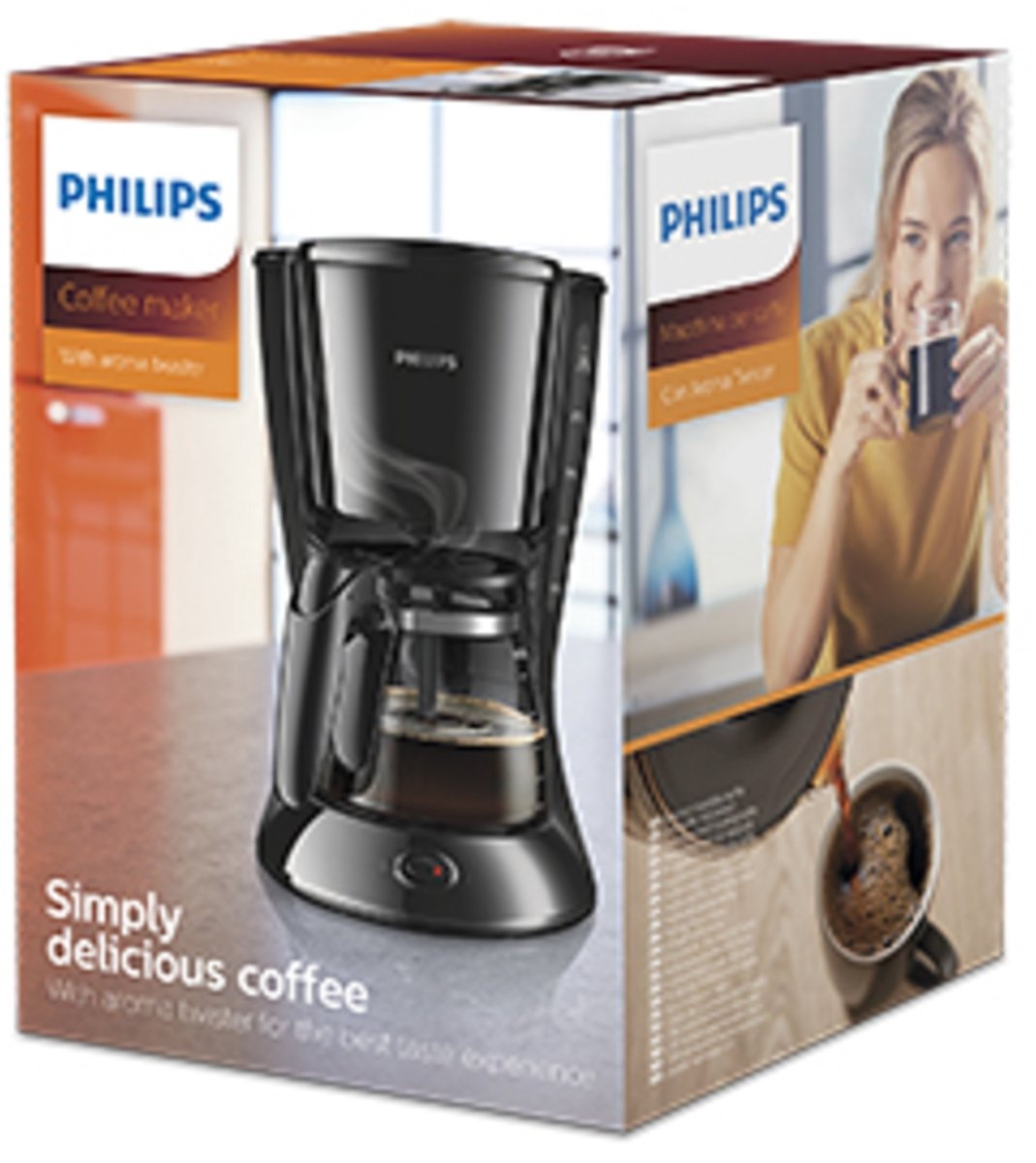 Philips Daily HD7461/20 Koffiezetapparaat - Zwart | 35% Korting