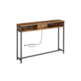 VASAGLE Console Tafel met Power Strip - 60% Korting!