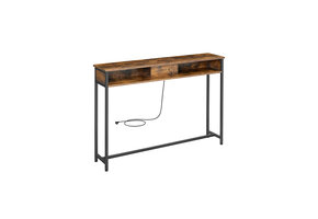 VASAGLE Console Tafel met Power Strip - 60% Korting!
