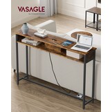VASAGLE Console Tafel met Power Strip - 60% Korting!