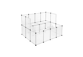 SONGMICS Dierenverblijf Wit | 30% Korting