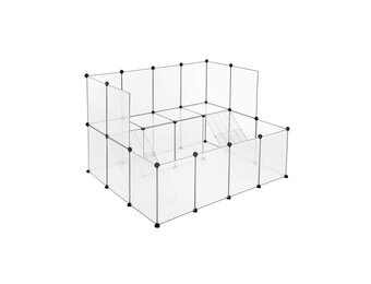 SONGMICS Dierenverblijf Wit | 30% Korting