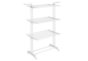 Droogrek Wit 4-laags (35% Korting) - Ruimtebesparend & Opvouwbaar
