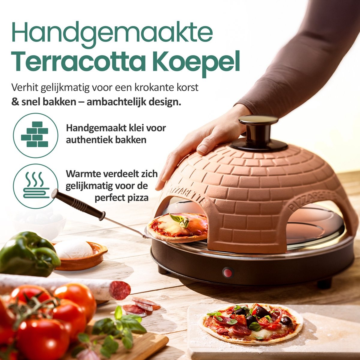 Emerio Pizzarette Pizza Oven - 4 Persoons - 35% Korting