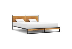 vidaXL Bedframe Metaal 160x200 cm - Nu 55% Korting!