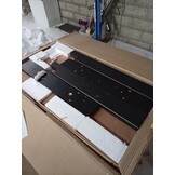 vidaXL Eettafel NOAIN X-poten 160x90x75 cm Massief Hout - 55% Korting!