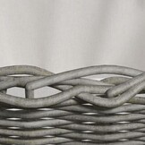 vidaXL Houtmand met handvatten (Grijs) - 35% Korting