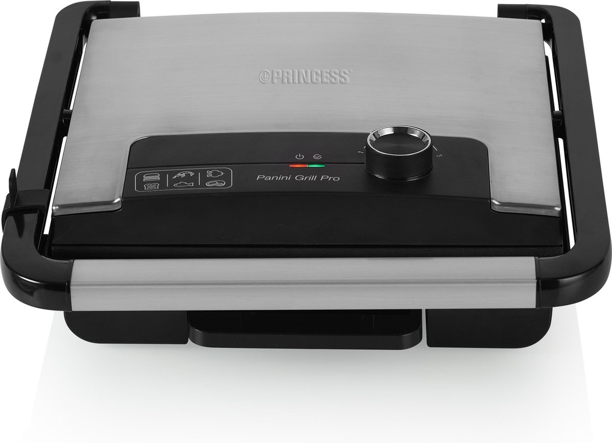 Princess Panini Grill Pro 112425 - 2000W - 53% Korting!