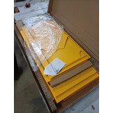 vidaXL Hoge Kast Staal Mosterdgeel - 59% Korting!