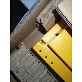 vidaXL Hoge Kast Staal Mosterdgeel - 59% Korting!