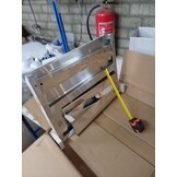 vidaXL Wandschap 2-laags Roestvrijstaal Zilver - 64% Korting!