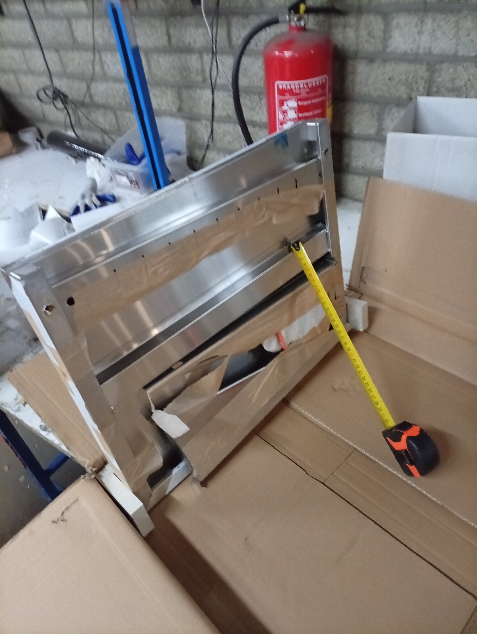 vidaXL Wandschap 2-laags Roestvrijstaal Zilver - 64% Korting!