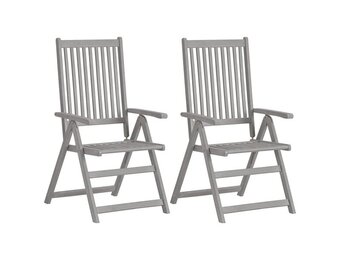 vidaXL Tuinstoelen 2 st. Acaciahout - 73% Korting!