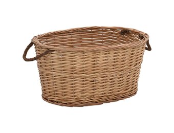 vidaXL Houtmand met handvatten 56x40x28 cm - 60% Korting!