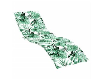 vidaXL Ligbedkussen met bladpatroon - 47% Korting!