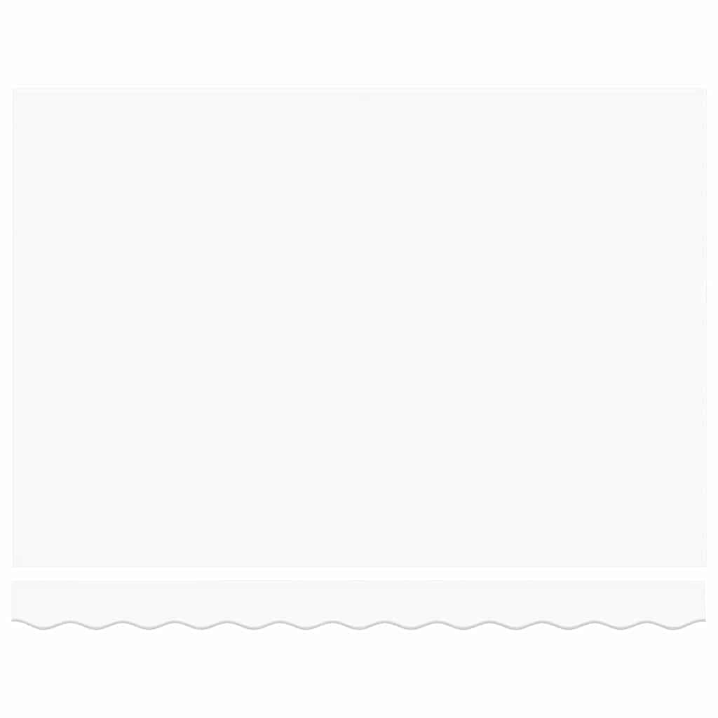 vidaXL Vervangingsdoek Zonnescherm Wit 350x200 cm Canvas | 47% Korting