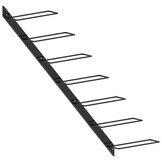 vidaXL Wijnrek Metaal Zwart - 54% Korting!