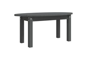 vidaXL Salontafel Grenenhout Grijs (64% korting!)