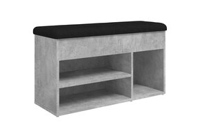 VidaXL Schoenenbank 82x32x45,5 cm betongrijs - 60% Korting!