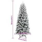 vidaXL Kunstkerstboom Sneeuw 120cm - 47% Korting!