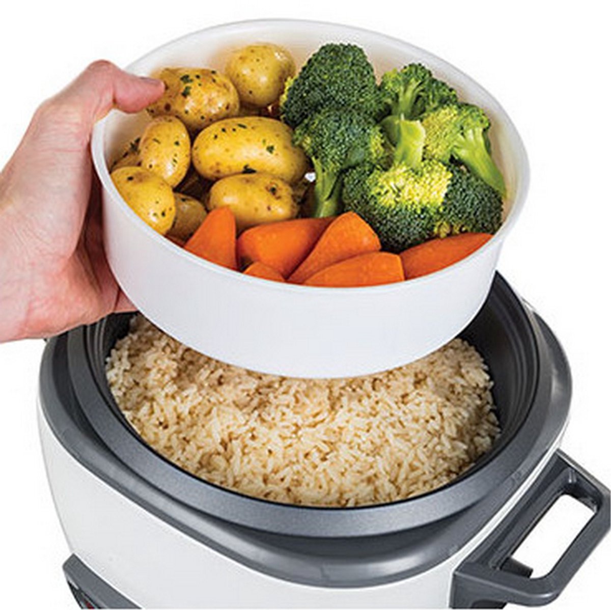 Russell Hobbs Rijstkoker 27040-56 | 14 Porties | Wit | 47% Korting