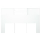 vidaXL Hoofdbordkast Wit - 160x19x103,5 cm - 42% Korting