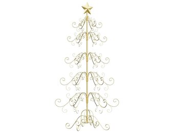 vidaXL Metalen Kerstboom Goud 150cm - 64% Korting!