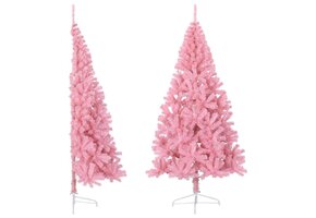 vidaXL Halve Roze Kerstboom 180cm - 41% Korting!