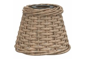 vidaXL Wicker Plafondlampenkap Ø15x12 cm Bruin - 41% Korting!