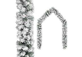 vidaXL Kerstslinger met Sneeuw - 20m PVC - 47% Korting!