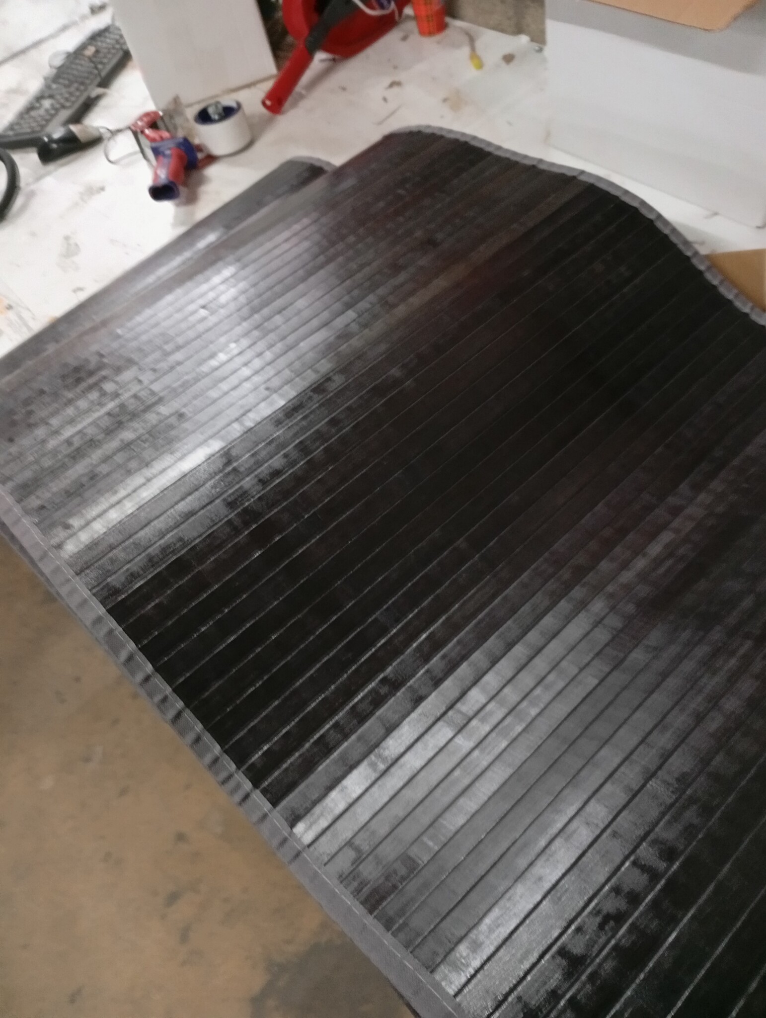 vidaXL Vloerkleed Bamboe Grijs 60x300cm - 70% Korting!