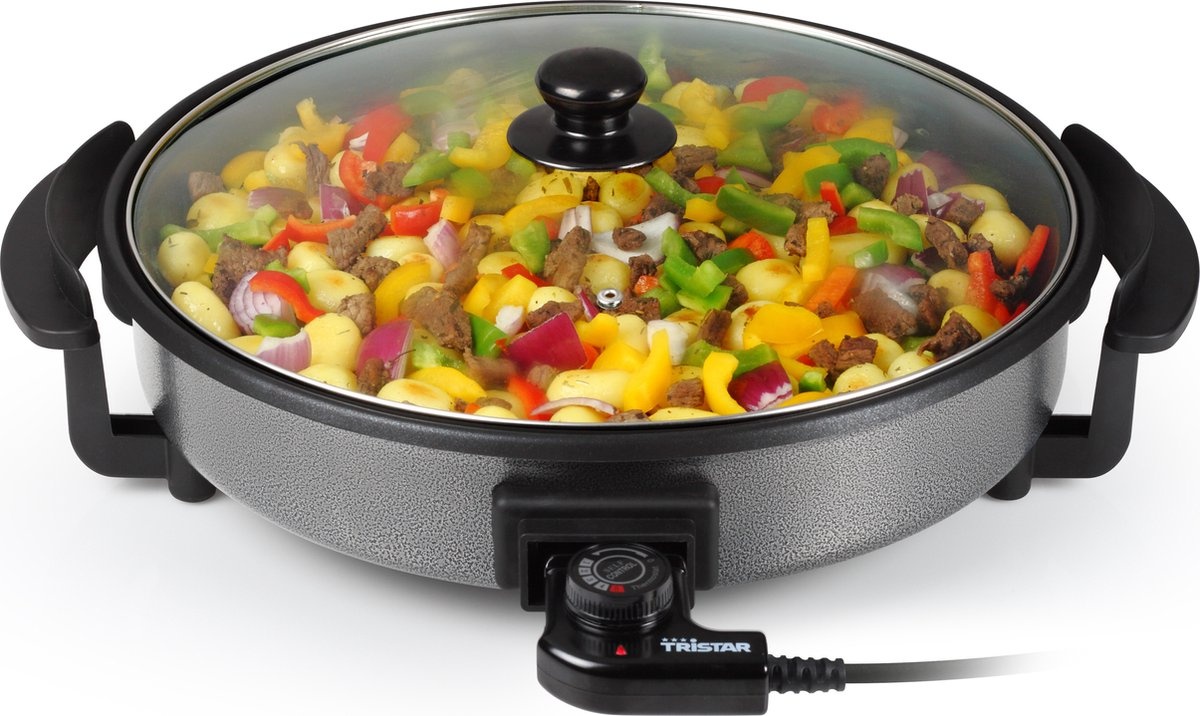 Tristar Elektrische Hapjespan PZ-2964 - 1500W - Ø40cm - 47% Korting