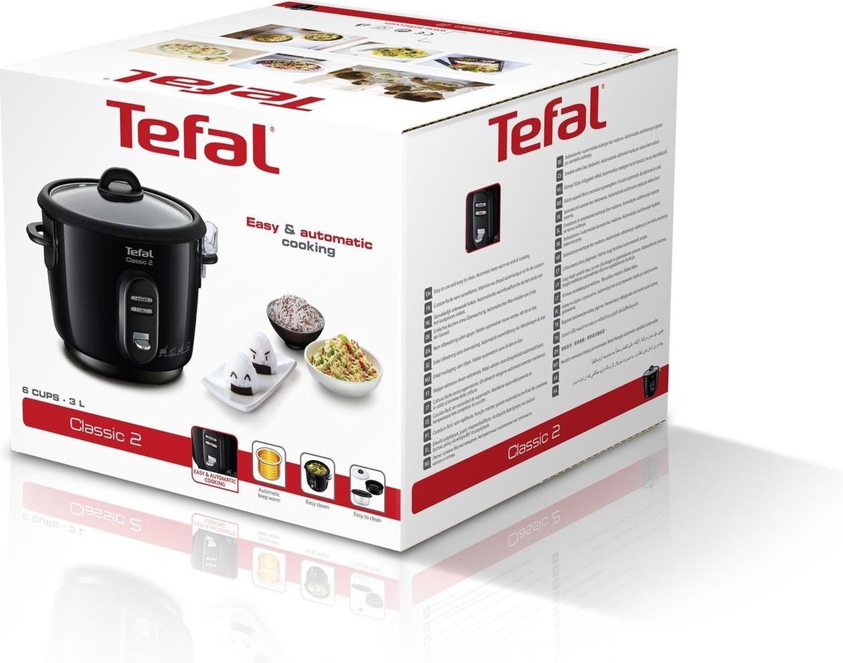Tefal Rijstkoker RK1028 (1L, 6 Kopjes) - 53% Korting!
