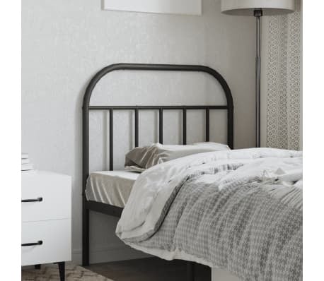 vidaXL Hoofdbord Metaal Zwart 80 cm - 53% Korting!